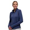 Zero Restriction Ladies Renae Zip Mock Storm