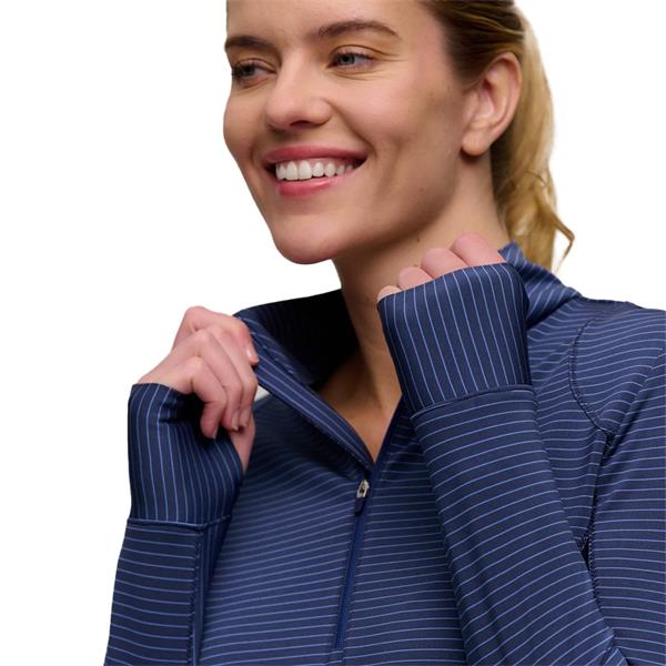 Zero Restriction Ladies Renae Zip Mock Storm