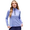 Zero Restriction Ladies Lea Zip Mock Top Haze