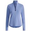 Zero Restriction Ladies Lea Zip Mock Top Haze