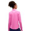 Zero Restriction Ladies Lea Zip Mock Top Pink Pop