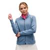 Zero Restriction Ladies Mikaela Full Zip Top Blue Smoke