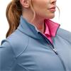 Zero Restriction Ladies Mikaela Full Zip Top Blue Smoke