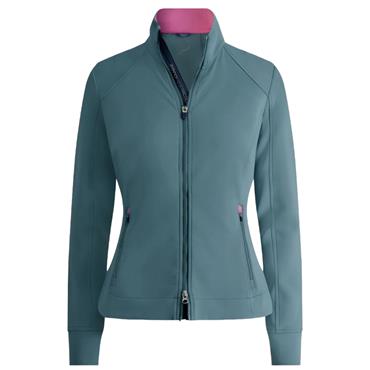 Zero Restriction Ladies Mikaela Full Zip Top Blue Smoke