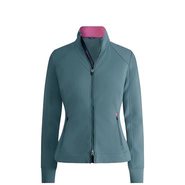 Zero Restriction Ladies Mikaela Full Zip Top Blue Smoke