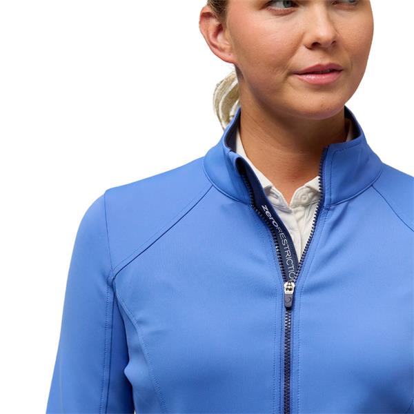 Zero Restriction Ladies Mikaela Full Zip Top Neptune