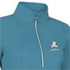 Glenmuir Ladies Carina Official Ryder Cup 2027 Zip Neck Panel Performance Midlayer Lagoon Marl