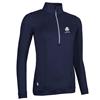 Glenmuir Ladies Carina Official Ryder Cup 2027 Zip Neck Panel Performance Midlayer Navy