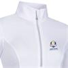 Glenmuir Ladies Carina Official Ryder Cup 2027 Zip Neck Panel Performance Midlayer White
