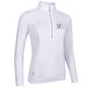 Glenmuir Ladies Carina Official Ryder Cup 2027 Zip Neck Panel Performance Midlayer White