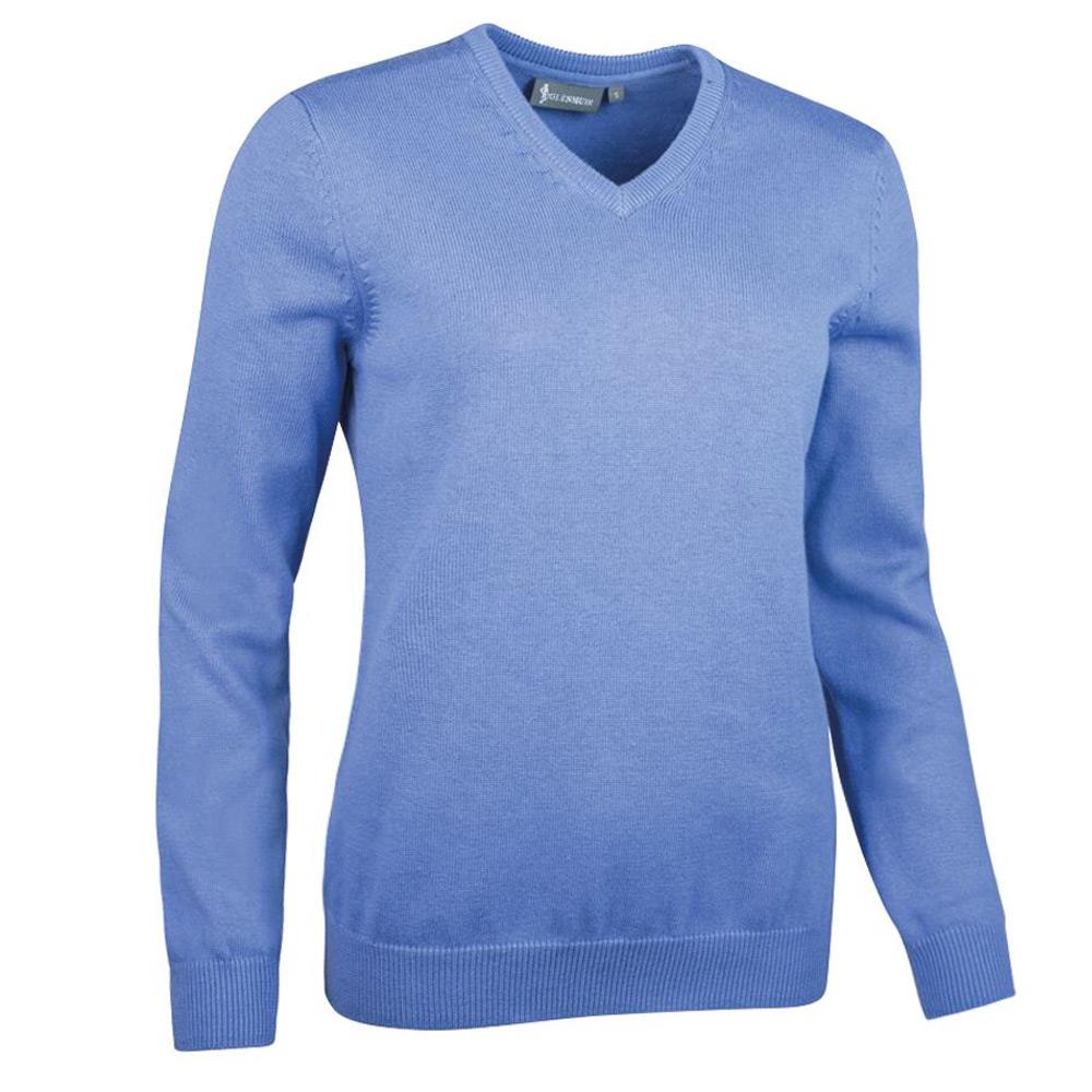 Glenmuir Ladies Flora V Neck Touch of Cashmere Sweater