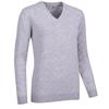 Glenmuir Ladies Nina V-Neck Lambswool Sweater Light Grey