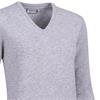 Glenmuir Ladies Nina V-Neck Lambswool Sweater Light Grey