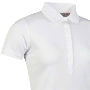 Glenmuir Ladies Performance Pique Paloma Polo Shirt White