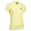 Glenmuir Ladies Paloma Official Ryder Cup 2027 Performance Pique Polo Shirt Light Yellow