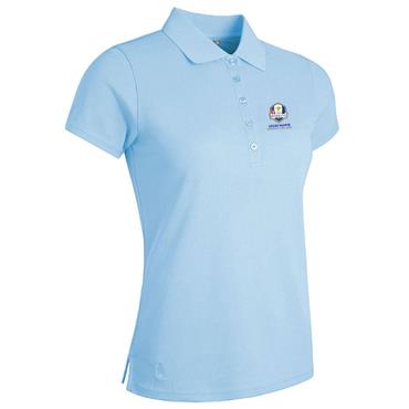 Glenmuir Ladies Paloma Official Ryder Cup 2027 Performance Pique Polo Shirt Paradise