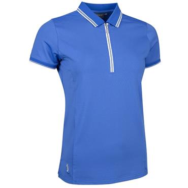 Glenmuir Ladies Stella Mesh Panel Performance Polo Shirt Tahiti - White