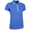 Glenmuir Ladies Stella Mesh Panel Performance Polo Shirt Tahiti - White