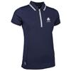 Glenmuir Ladies Stella Official Ryder Cup 2027 Mesh Panel Performance Polo Shirt Navy - White