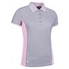 Glenmuir Ladies Teri Polo Shirt Light Grey Marl - Candy
