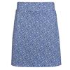 Glenmuir Ladies Emeli Lightweight Stretch Performance Skort 19.5" Light Blue Flowers