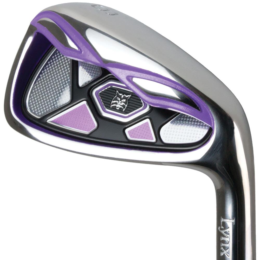 Lynx Tigress 7 Graphite Irons 5SW Ladies RH Purple Golf Store