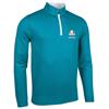 Glenmuir Gents Wick Zip Neck Ryder Cup 27 Midlayer Lagoon - White