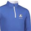 Glenmuir Gents Wick Official Ryder Cup 2027 Zip Neck Midlayer Tahiti - White