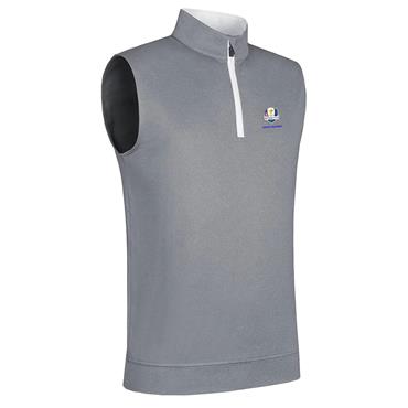 Glenmuir Gents Dunnet Official Ryder Cup 2027 Lightweight Performance Slipover Light Grey Marl
