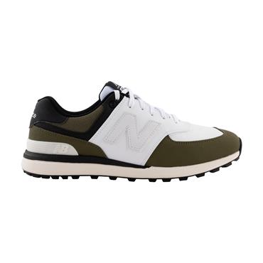 New Balance Gents 574 Greens Spikeless Shoes Olive