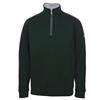 Proquip Gents Mistral Zip Neck Cotton Wind Jersey Top Bottle Green