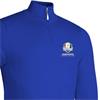Glenmuir Gents Devon Ryder Cup 27 1/4 Zip Sweater Ascot Blue