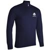 Glenmuir Gents Devon Ryder Cup 27 1/4 Zip Sweater Navy