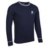 Glenmuir Gents Ratho Official Ryder Cup 2027 Crew Cotton Lightweight Sweater Navy - White