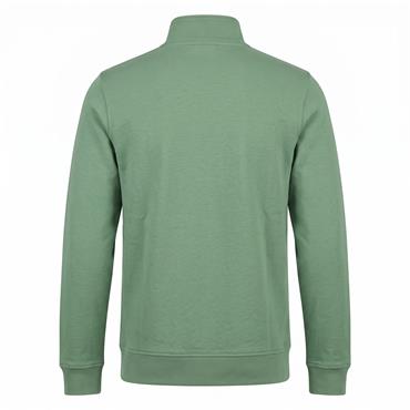 Lyle & Scott Gents ¼ Zip Midlayer Smoke Green (X576)