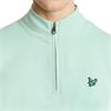 Lyle & Scott Gents ¼ Zip Midlayer Morning Mint (Y409)