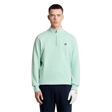 Lyle & Scott Gents ¼ Zip Midlayer Morning Mint (Y409)