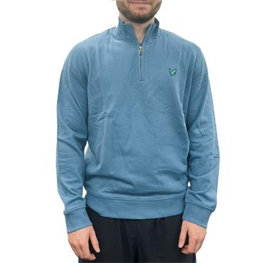 Lyle & Scott Gents ¼ Zip Midlayer Ocean Sky (X861)