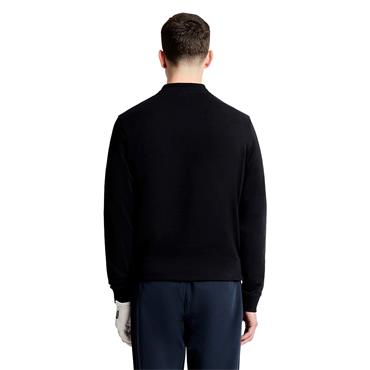 Lyle & Scott Gents Crewneck Sweatshirt Sea Black (Z865)