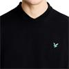 Lyle & Scott Gents Crewneck Sweatshirt Sea Black (Z865)