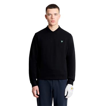 Lyle & Scott Gents Crewneck Sweatshirt Sea Black (Z865)