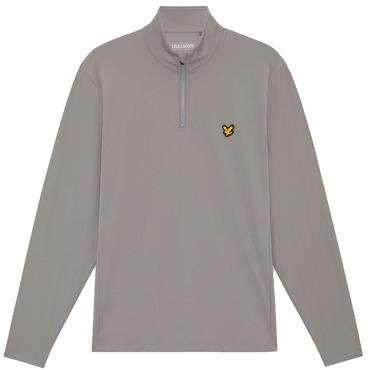 Lyle & Scott Gents Performance ¼ Zip Midlayer Ultimate Grey (Y106)
