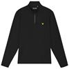 Lyle & Scott Gents Performance ¼ Zip Midlayer Jet Black (Z865)