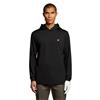 Lyle & Scott Gents Performance Hooded Midlayer Jet Black (Z865)