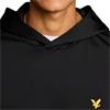 Lyle & Scott Gents Performance Hooded Midlayer Jet Black (Z865)