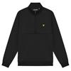 Lyle & Scott Gents ½ Zip Windjamme Midlayer Jet Black (Z865)