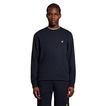 Lyle & Scott Gents Sports Lightweight Sweatshirt Dark Navy (Z271)