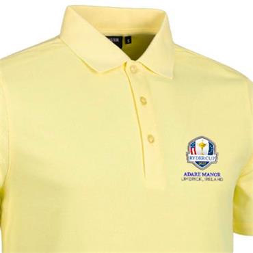 Glenmuir Gents Deacon Official Ryder Cup 2027 Polo Shirt Light Yellow