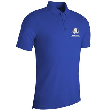 Glenmuir Gents Deacon Official Ryder Cup 2027 Polo Shirt Ascot Blue