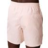 Calvin Klein Golf Gents CK Monogram Medium Drawstring Swim Shorts Penny Stripe - Peach Bliss